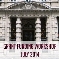 GRANT FUNDING WORKSHOP JULY 2014